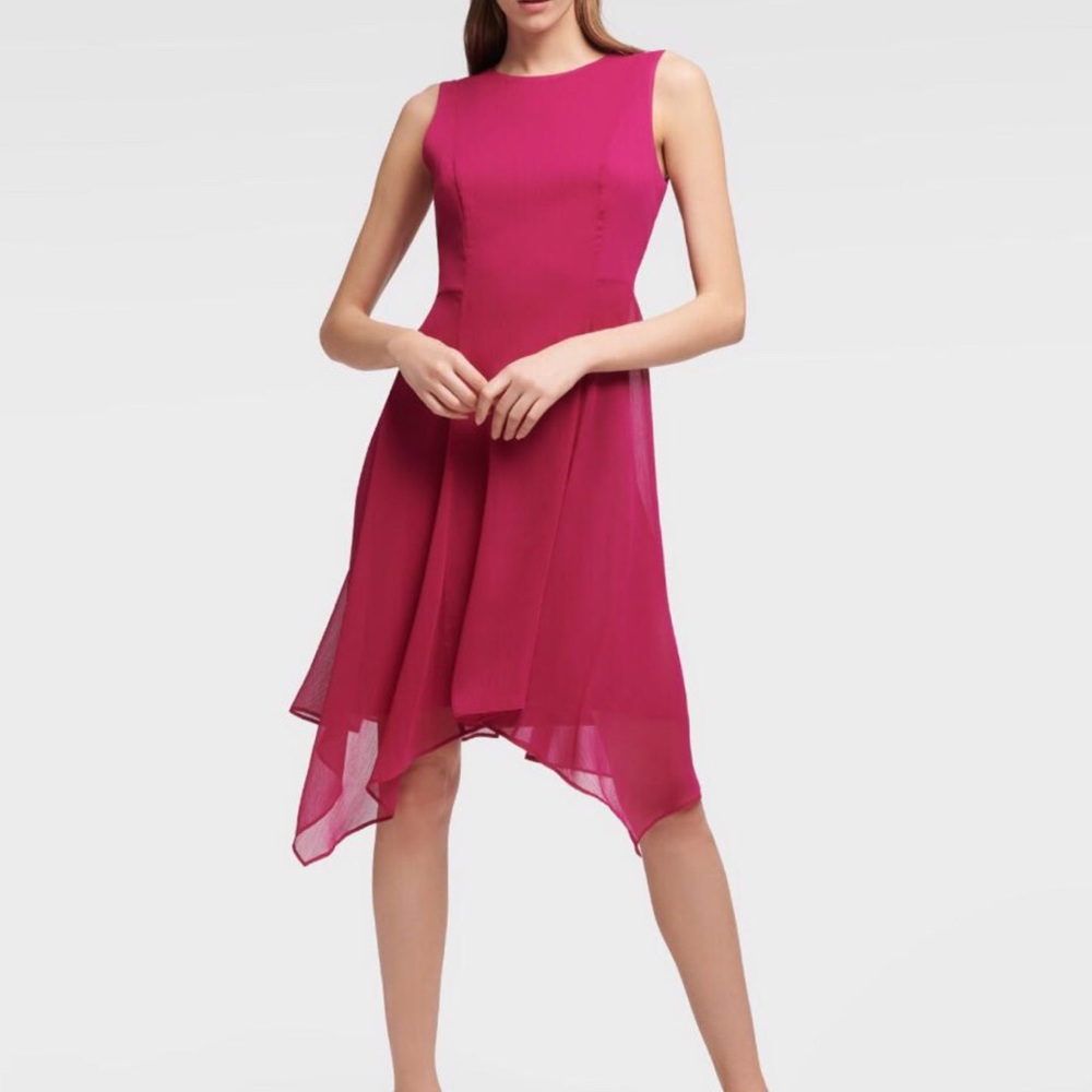DNKY Handkerchief Hem Dress